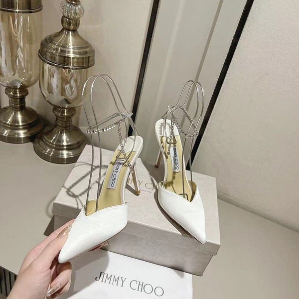 지미츄 다이아몬드 체인 샌들 힐 [매장가 310만원대]