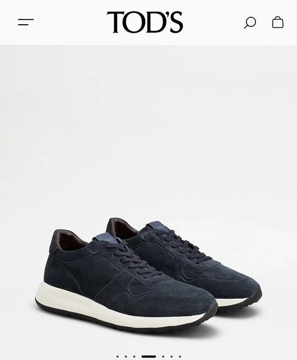 TOD'S 토즈 스웨이드 인 스니커즈 / 블루 [매장가120만원대]