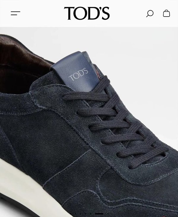 TOD'S 토즈 스웨이드 인 스니커즈 / 블루 [매장가120만원대]