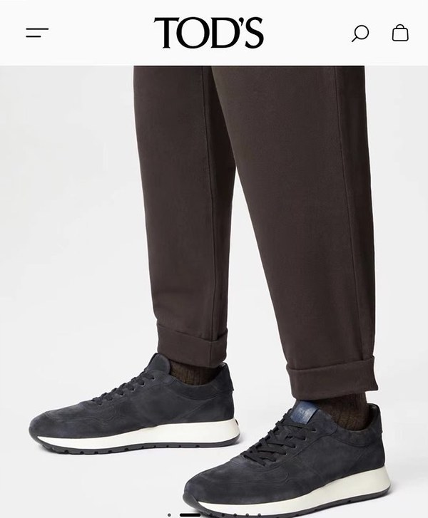 TOD'S 토즈 스웨이드 인 스니커즈 / 블루 [매장가120만원대]