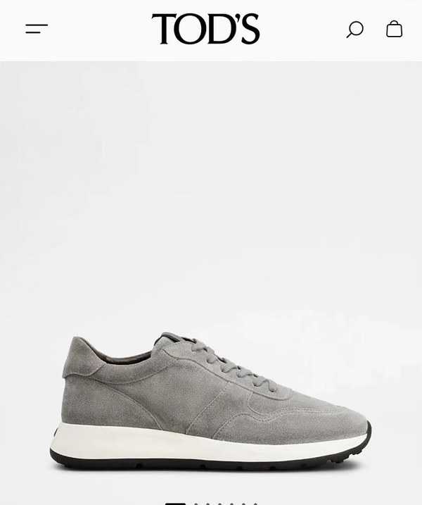 TOD'S 토즈 스웨이드 인 스니커즈 / 그레이 [매장가120만원대]