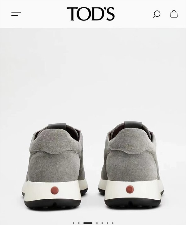 TOD'S 토즈 스웨이드 인 스니커즈 / 그레이 [매장가120만원대]