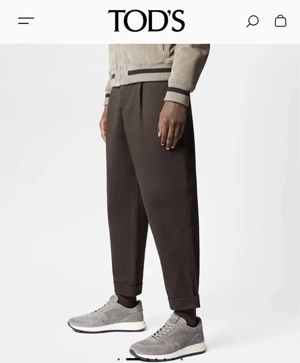 TOD'S 토즈 스웨이드 인 스니커즈 / 그레이 [매장가120만원대]