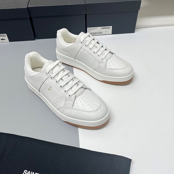 SAINT LAURENT YSL 입생로랑 로우탑 레이스업 스니커즈 / 화이트 [매장가140만원대]