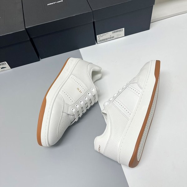 SAINT LAURENT YSL 입생로랑 로우탑 레이스업 스니커즈 / 화이트 [매장가140만원대]