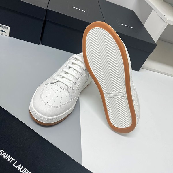 SAINT LAURENT YSL 입생로랑 로우탑 레이스업 스니커즈 / 화이트 [매장가140만원대]