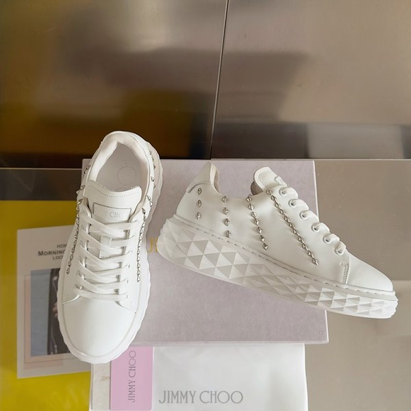 지미추 다이아몬드 맥시 스터드 스니커즈