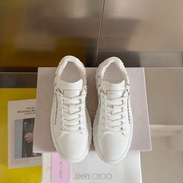 지미추 다이아몬드 맥시 스터드 스니커즈