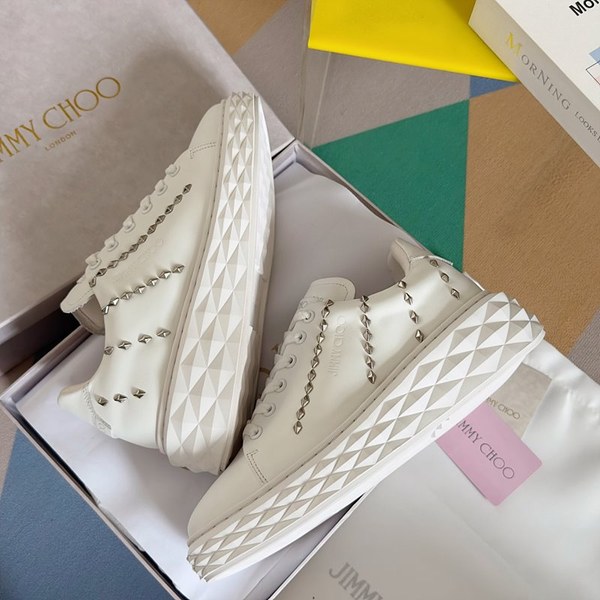 지미추 다이아몬드 맥시 스터드 스니커즈