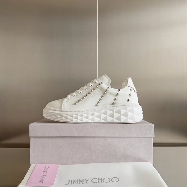 지미추 다이아몬드 맥시 스터드 스니커즈