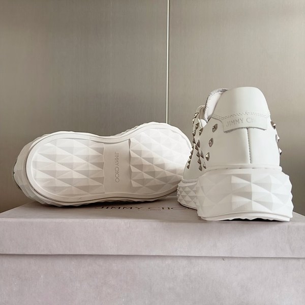 지미추 다이아몬드 맥시 스터드 스니커즈