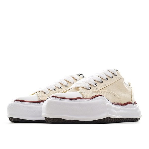 메종 미하라 야스히로 BAKER 시리즈 쉘 투 디졸브 슈즈 로우탑