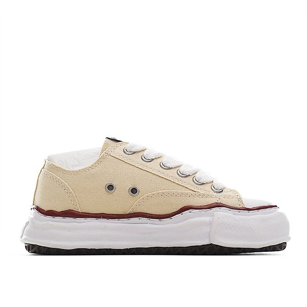 메종 미하라 야스히로 BAKER 시리즈 쉘 투 디졸브 슈즈 로우탑