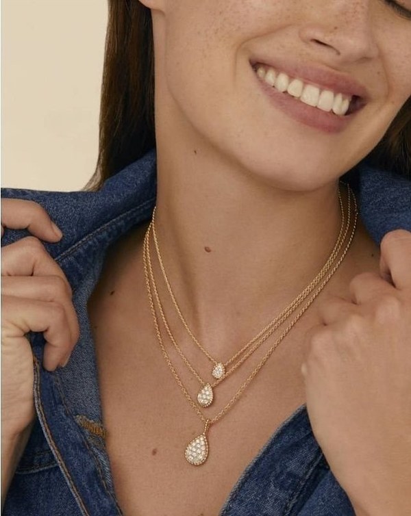 부쉐론 쎄뻥 보헴 펜던트 S 핑크 골드 [매장가 1020만원대]