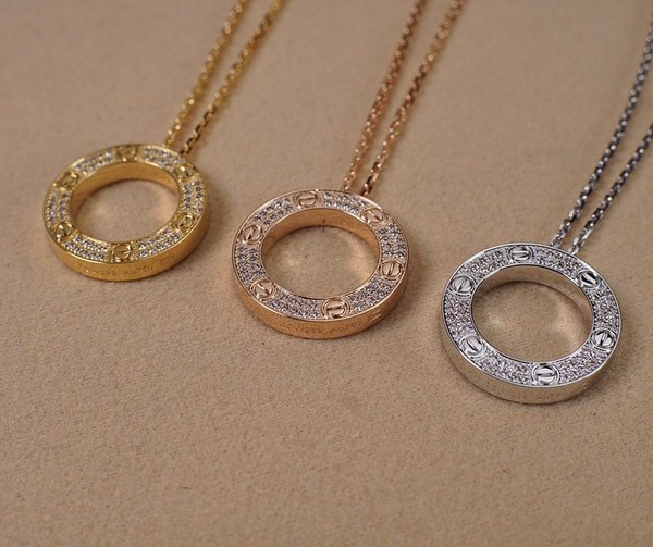 까르띠에 LOVE 팬던트 파베 3color