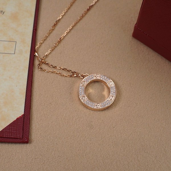 까르띠에 LOVE 팬던트 파베 3color