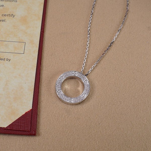 까르띠에 LOVE 팬던트 파베 3color