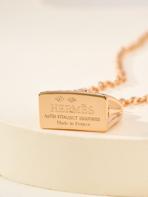 에르메스 아뮬렛 켈리 팬던트 네크리스 2color