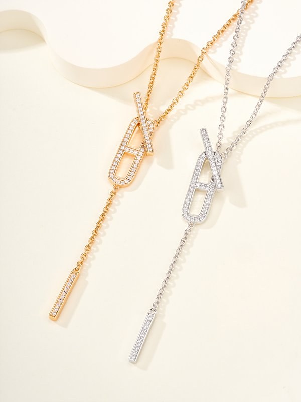 에르메스 에버 샹달  래리어트 네크리스 2color