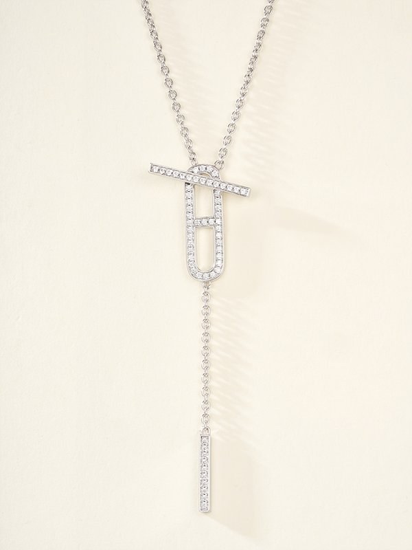 에르메스 에버 샹달  래리어트 네크리스 2color