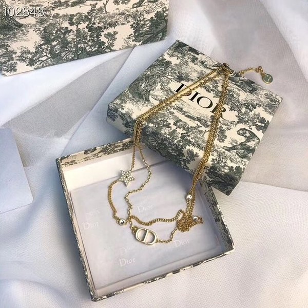 디올 Petit CD 더블 목걸이 [매장가 85만원대]