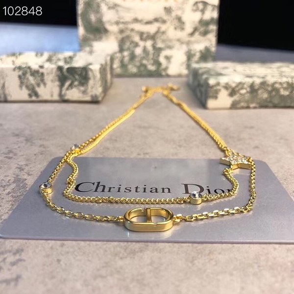 디올 Petit CD 더블 목걸이 [매장가 85만원대]