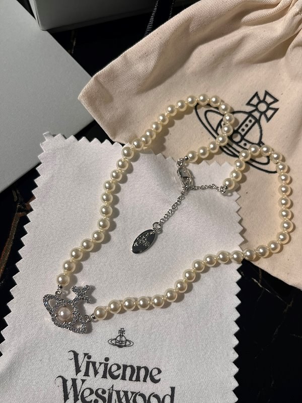 비비안웨스트우드 올림피아 펄 목걸이 [매장가 43만원대]