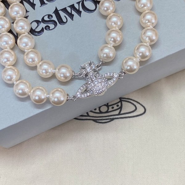 비비안웨스트우드 그라지엘라 펄 초커 목걸이 2color [매장가 78만원대]