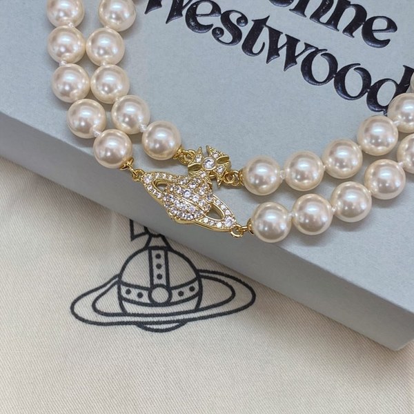 비비안웨스트우드 그라지엘라 펄 초커 목걸이 2color [매장가 78만원대]