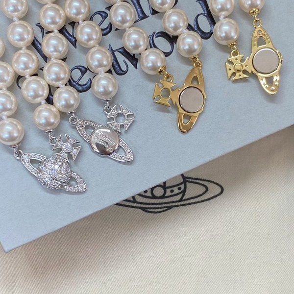 비비안웨스트우드 그라지엘라 펄 초커 목걸이 2color [매장가 78만원대]