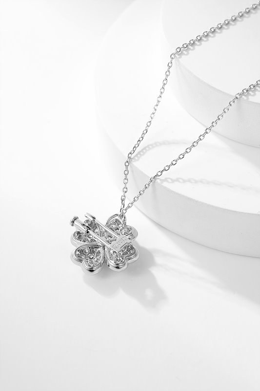 반클리프 코스모스 미디엄 모델 클립 펜던트