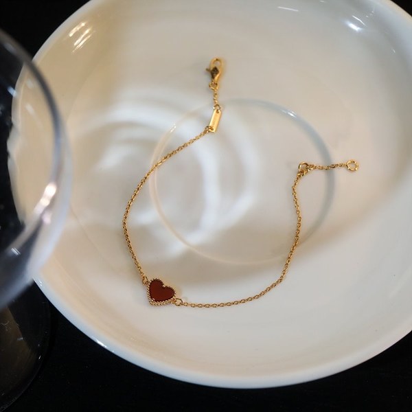 반클리프 스위트 알함브라 하트 브레이슬릿 [매장가 221만원대]