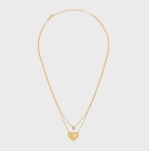 셀린느 트리오페 인 하트 목걸이 [매장가 90만원대]