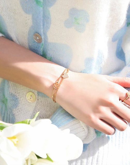 디올 Clair D Lune 팔찌 [매장가 85만원대]