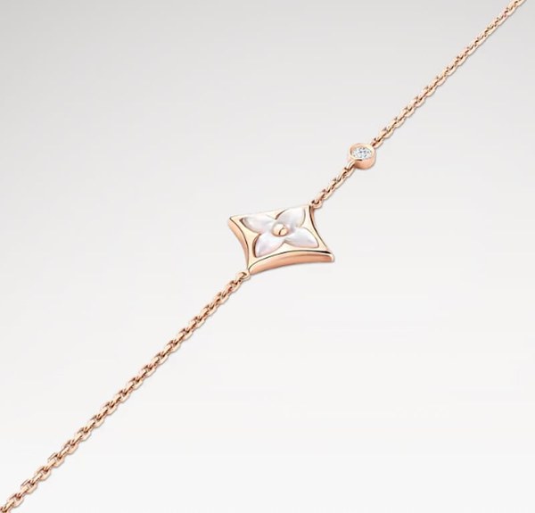 루이비통 컬러 블라썸 BB 스타 팔찌 화이트 [매장가 384만원대]