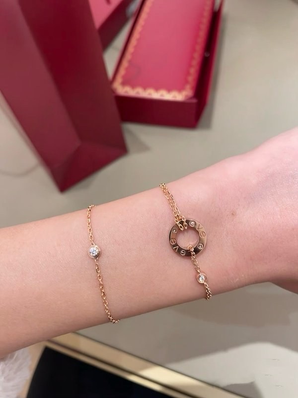 까르띠에 다무르 브레이슬릿 핑크골드 [매장가 148만원대]