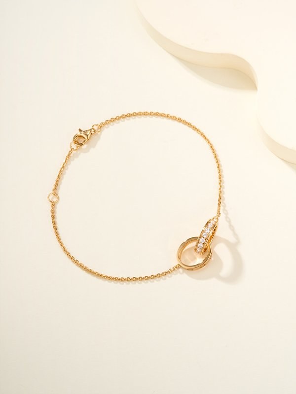 까르띠에 러브 브레이슬릿, 체인형 세미 파베 2color