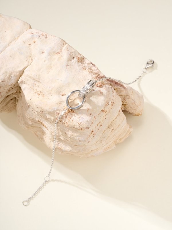 까르띠에 러브 브레이슬릿, 체인형 세미 파베 2color