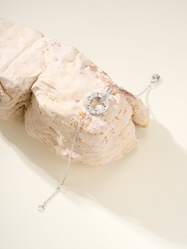 까르띠에 러브 브레이슬릿, 체인형  파베 2color