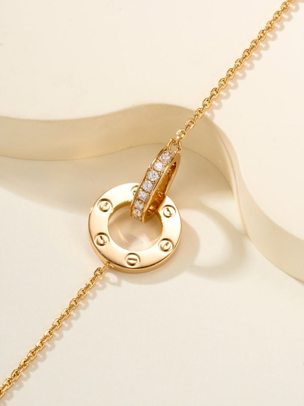 까르띠에 러브 브레이슬릿, 체인형  파베 2color