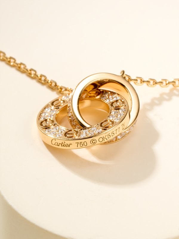 까르띠에 러브 브레이슬릿, 체인형  파베 2color