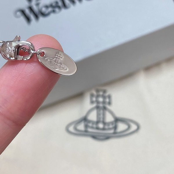 비비안웨스트우드 올림피아 펄 체인 팔찌 [매장가 33만원대]