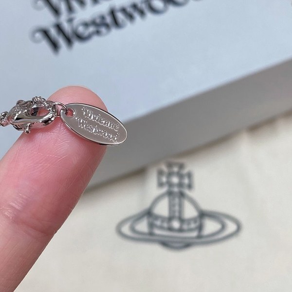 비비안웨스트우드 올림피아 펄 체인 팔찌 [매장가 33만원대]