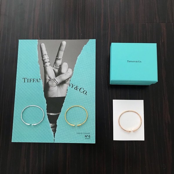 티파니앤코 T 다이아몬드 와이어 브레이슬릿 3color [매장가 740만원대]