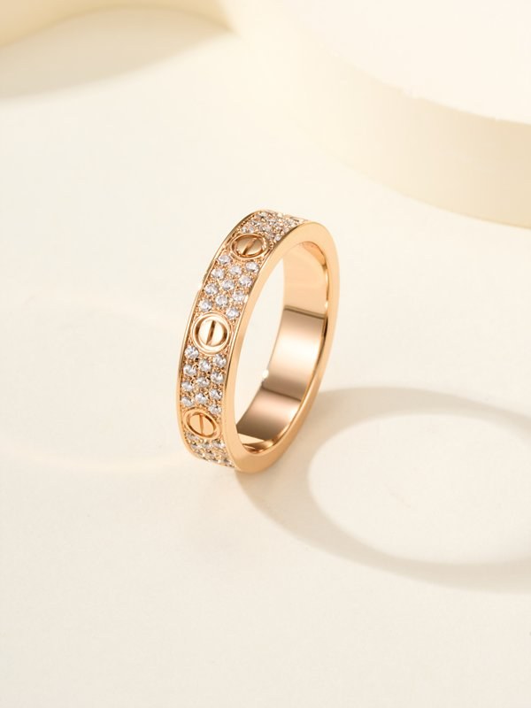 까르띠에 LOVE 링 스몰 파베 3color