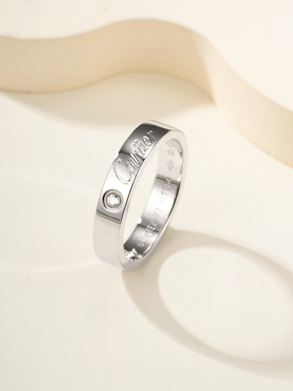 까르띠에 C 드 까르띠에 웨딩링 2color 4MM [매장가 362만원대]