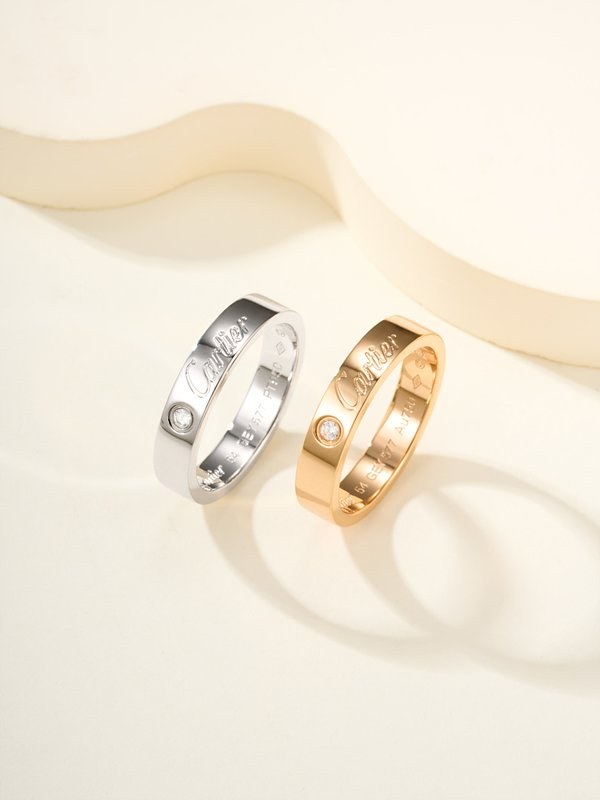 까르띠에 C 드 까르띠에 웨딩링 2color 4MM [매장가 362만원대]