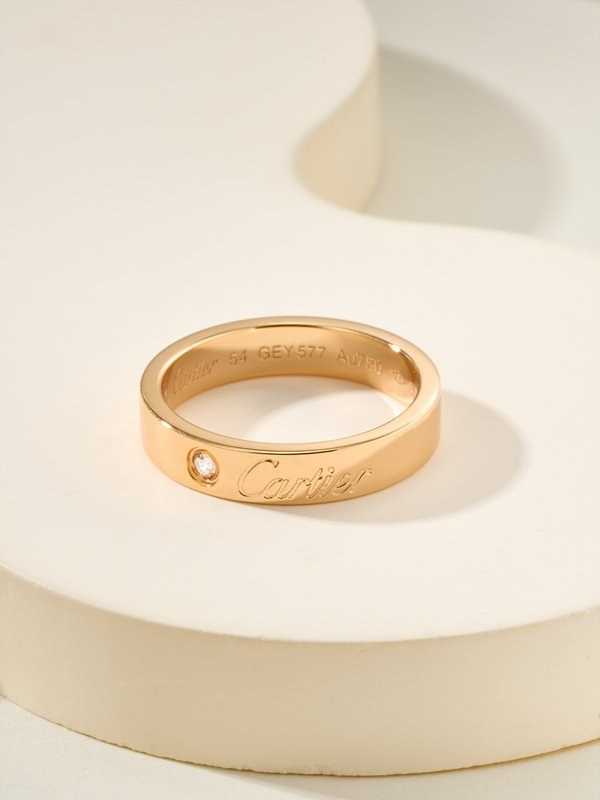 까르띠에 C 드 까르띠에 웨딩링 2color 4MM [매장가 362만원대]