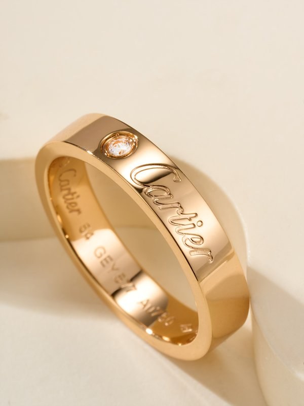 까르띠에 C 드 까르띠에 웨딩링 2color 4MM [매장가 362만원대]