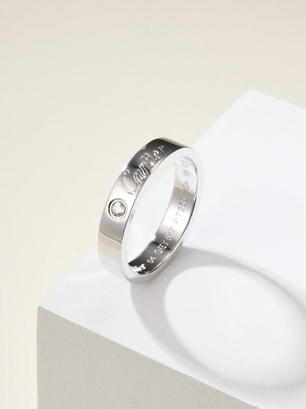 까르띠에 C 드 까르띠에 웨딩링 2color 4MM [매장가 362만원대]